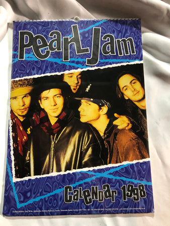 RARE STUFF Pearl Jam-Vintage Collectable-1998 Calendar