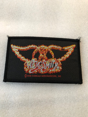 RARE VINTAGE Aerosmith - Logo - small sew on patch