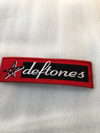 RARE VINTAGE Deftones - Star Logo - small sew on patch