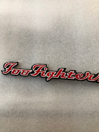 RARE VINTAGE Foo Fighters - Script Logo - small sew on patch