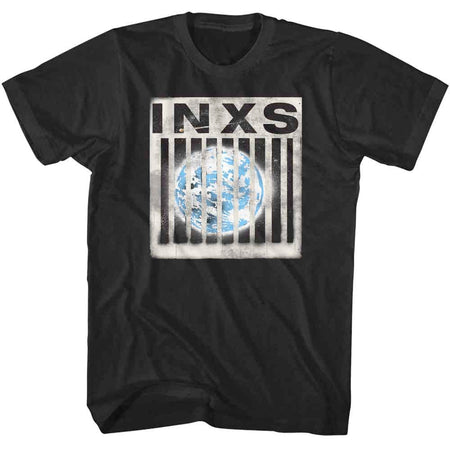 INXS - Caged Earth - Black t-shirt
