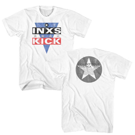 INXS - Kick Off Tour - White t-shirt