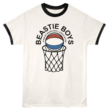 Beastie Boys - ABA - Vintage White & Black Ringer t-shirt