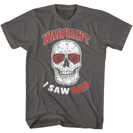 Warrant - i Saw Red - Smoke t-shirt