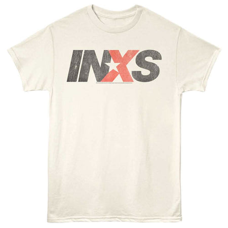 INXS - Vintage Logo - Natural t-shirt