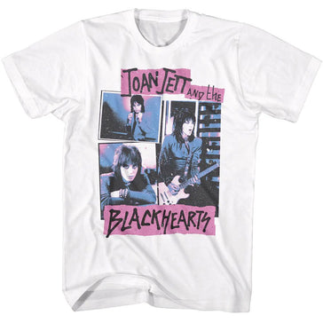 Joan Jett - Collage - White t-shirt