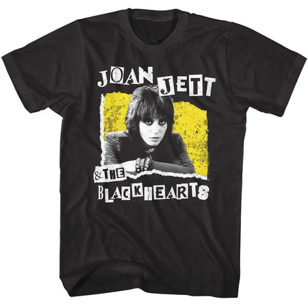 Joan Jett - Cutout Style - Black t-shirt