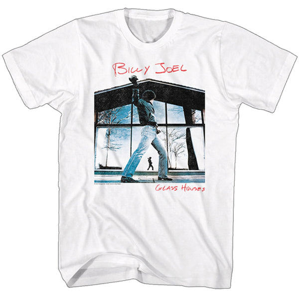 Billy Joel Glass Houses White tshirt burning airlines