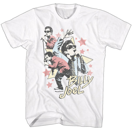 Billy Joel - Stars - White t-shirt