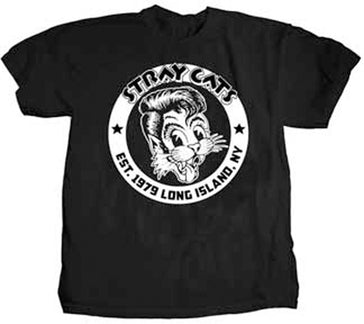 The Stray Cats-Established 1979 - Black T-shirt