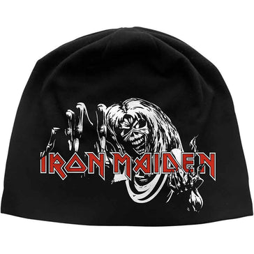 Iron Maiden - Number Of The Beast - Black OSFA Beanie Cap