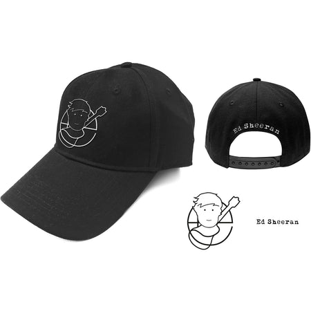 Ed Sheeran - Pictogram - Black OSFA Baseball Cap