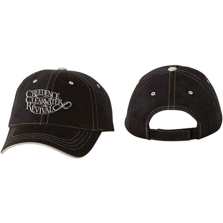 Creedence Clearwater Revival - Logo - Black OSFA Baseball Cap