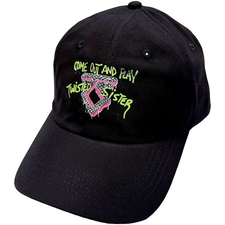 Twisted Sister -Come Out -Black OSFA Baseball Cap