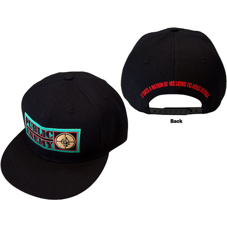 Public Enemy - It Takes A Nation - Black OSFA SnapBack Baseball Cap