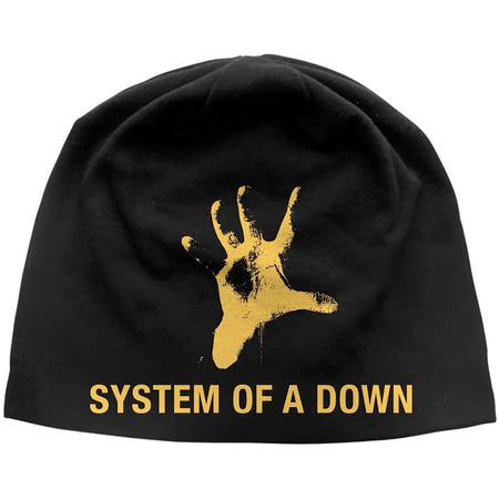System Of A Down - Hand JD Print - Black Beanie Ski Cap