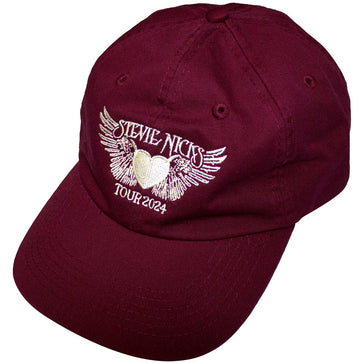 Stevie Nicks - Tour 2024 Logo - Maroon Red OSFA Baseball Cap