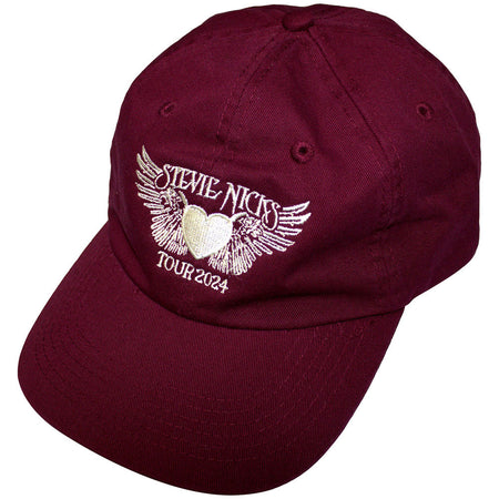 Stevie Nicks - Tour 2024 Logo - Maroon Red OSFA Baseball Cap