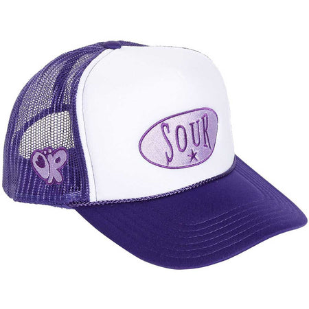 Olivia Rodrigo - Sour - OSFA Purple & White Mesh Back Trucker Baseball Cap