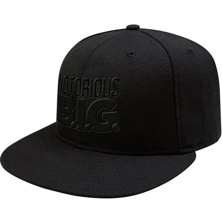 Biggie Smalls - Logo - OSFA Black Snapback Baseball Cap