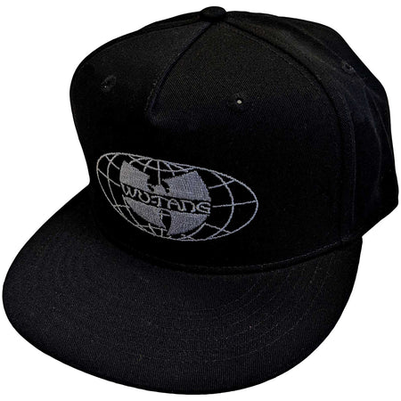 Wu-Tang Clan -  World Wide- Black OSFA Snapback Baseball Cap