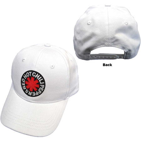 Red Hot Chili Peppers - Classic Asterisk-  White OSFA Snapback Baseball Cap