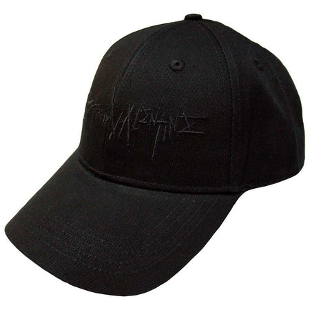 Bullet For My Valentine - Text Logo - Black On Black OSFA Snapback Baseball Cap