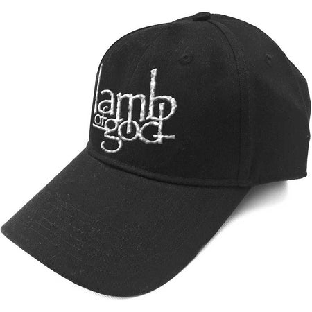 Lamb Of God - Logo-Sonic Silver - Black OSFA Baseball Cap