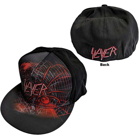 Slayer - Spiderweb - Black OSFA   Baseball Cap