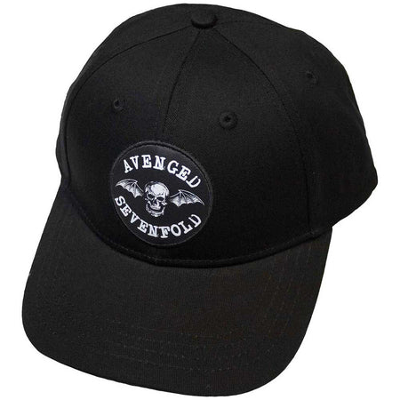 Avenged Sevenfold - Deathbat Crest - Black OSFA Snapback Baseball Cap