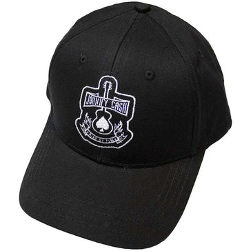 Johnny Cash - Guitar - Black OSFA Snapback Baseball Cap