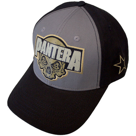 Pantera - Skull - Black & Charcoal -OSFA Meshback Baseball Cap