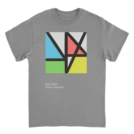 New Order - Complete Title - Gray t-shirt