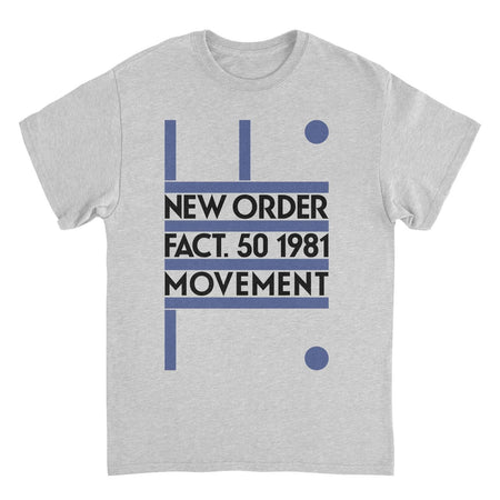 New Order - Fact Movement - Gray t-shirt