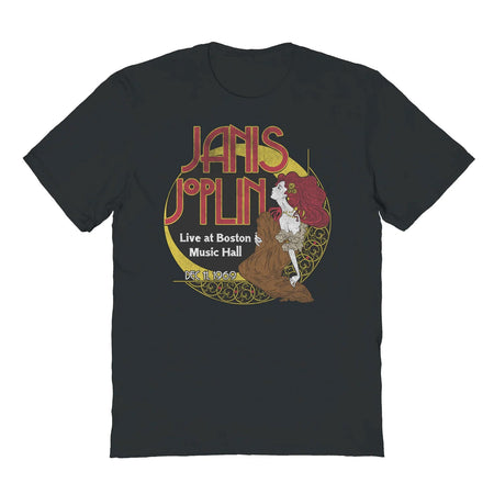 Janis Joplin - Moon Dreams - Black t-shirt