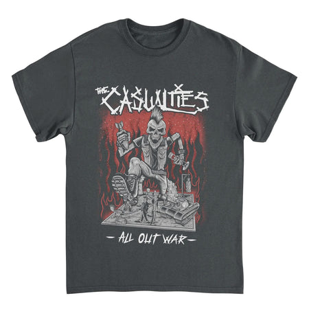 The Casualties - All Out War - Black t-shirt