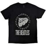 The Beatles -  Rubber Soul Names - Black t-shirt