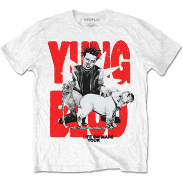 Yungblud - Life On Mars Tour - White t-shirt