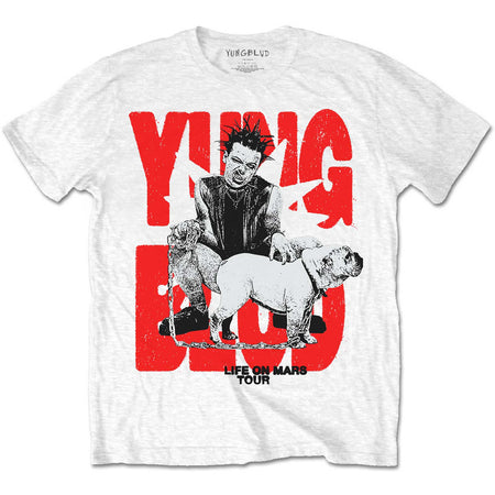 Yungblud - Life On Mars Tour - White t-shirt