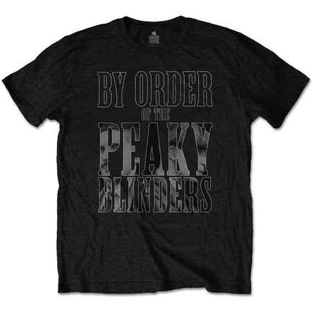 Peaky Blinders - By Order Infill - Black T-shirt