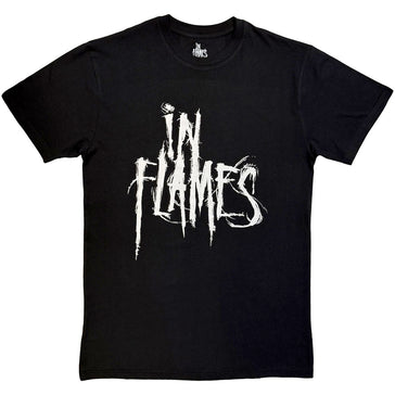 In Flames - Logo Mono - Black t-shirt