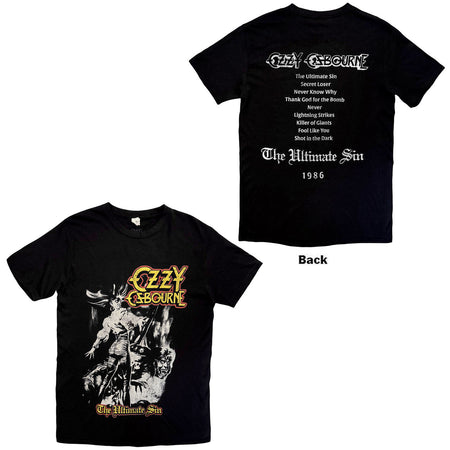 Ozzy Osbourne - Ultimate Sin Tribute - Black t-shirt