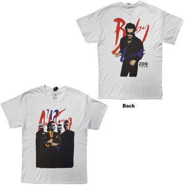 U2 - Achtung Baby Zoo TV Tour - White t-shirt
