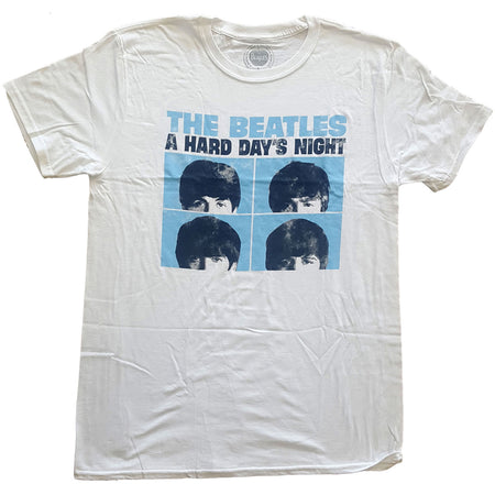 The Beatles - Hard Days Night Pastel - White T-shirt