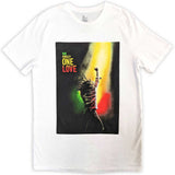 Bob Marley - One Love Movie Poster - White  t-shirt