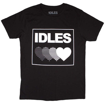 Idles - Gradient Heart - Black t-shirt