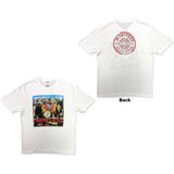 The Beatles -  Sgt Pepper with Backprint - White t-shirt