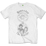 The Beatles -  Sgt Pepper Remember - White t-shirt