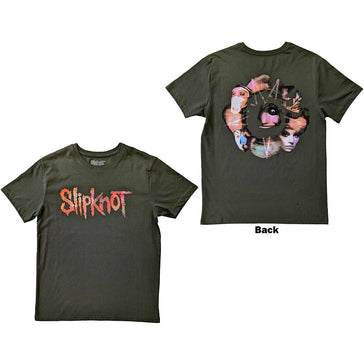 Slipknot - Adderall with Backprint - Green t-shirt