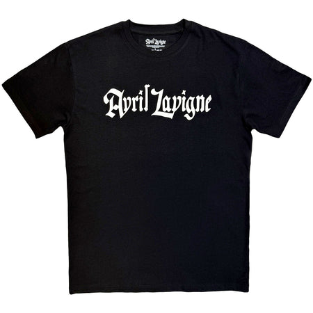 Avril Lavigne - Logo Mono - Black t-shirt